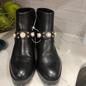 Karl laggerfiled moto booties